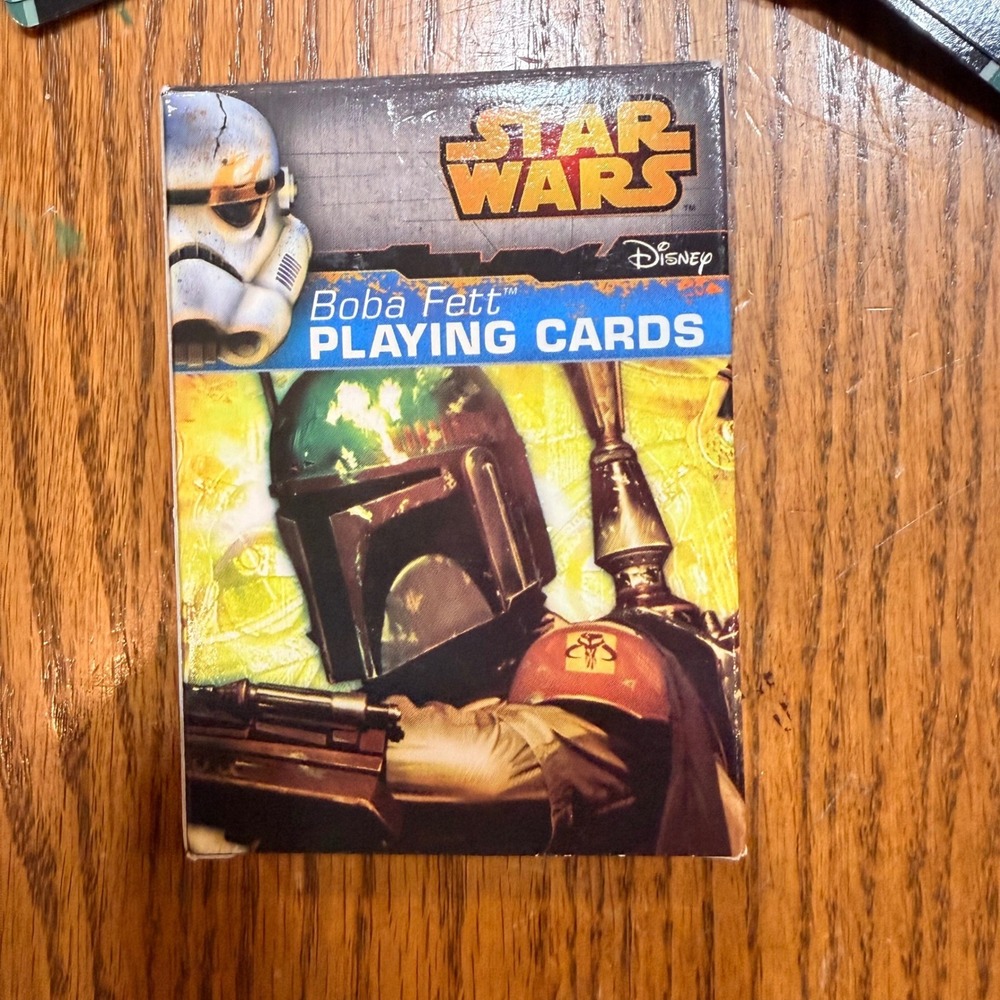 Star Wars Boba Fett Playing Cards Disney Lucasfilm Mandalorian Artwork Deck - Picture 2 of 7
